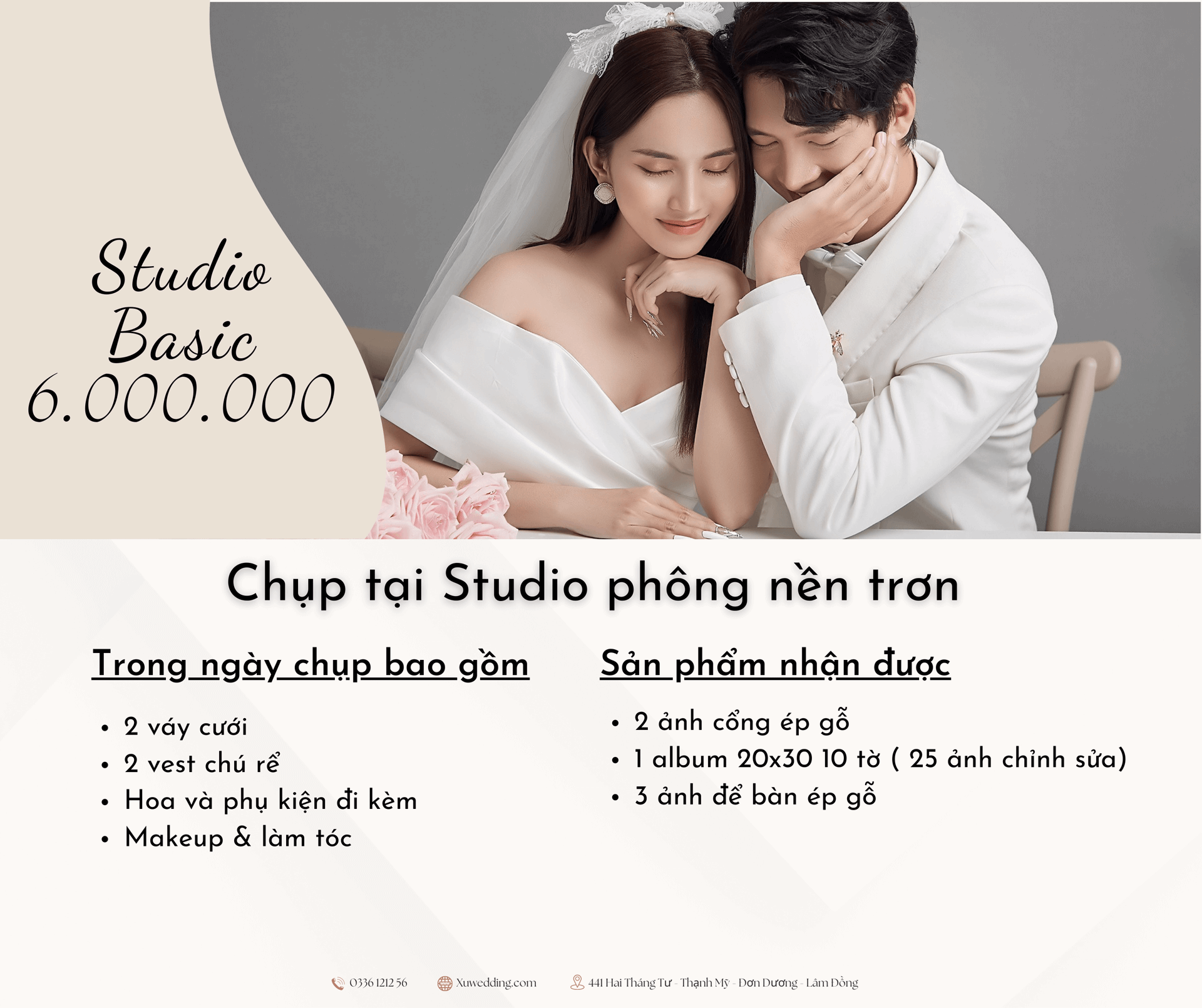 Chụp Studio phông nền trơn
